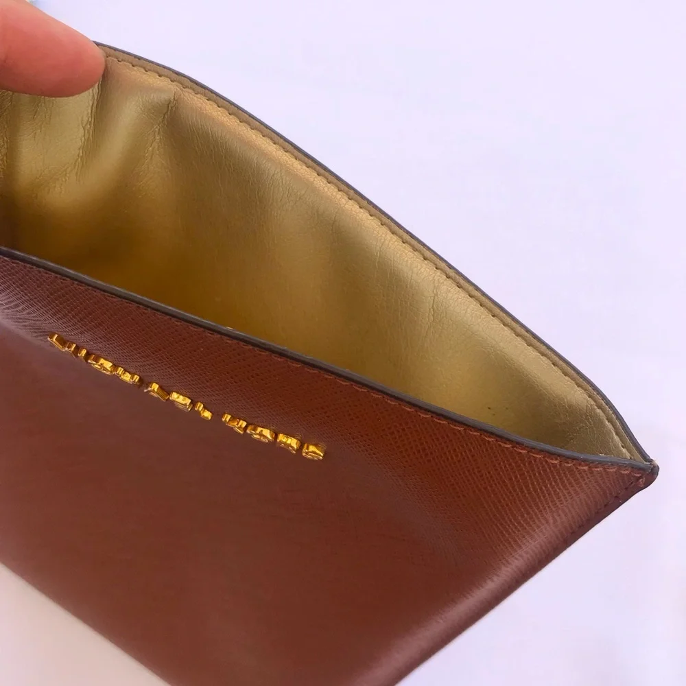Michael Kors leather iPad pouch